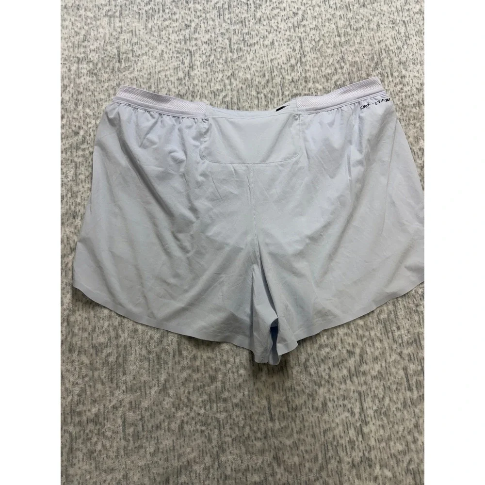 Nike Dri-FIT‎ ADV Mens Running Shorts Blue XXL Split Leg Breathable Training